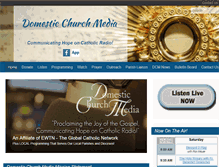 Tablet Screenshot of domesticchurchmedia.org